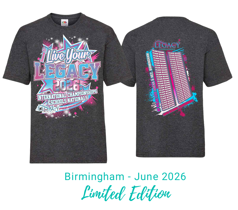 Pre Order : Live Your Legacy Commemorative Tshirt 2026