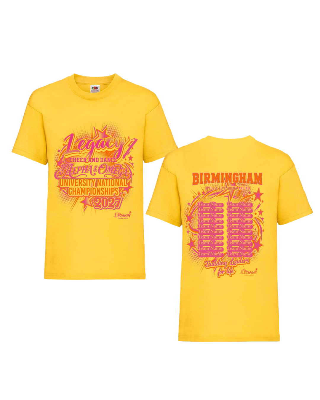 Pre Order : Alpha & Omega Commemorative Tshirt 2027 (Birmingham, March)