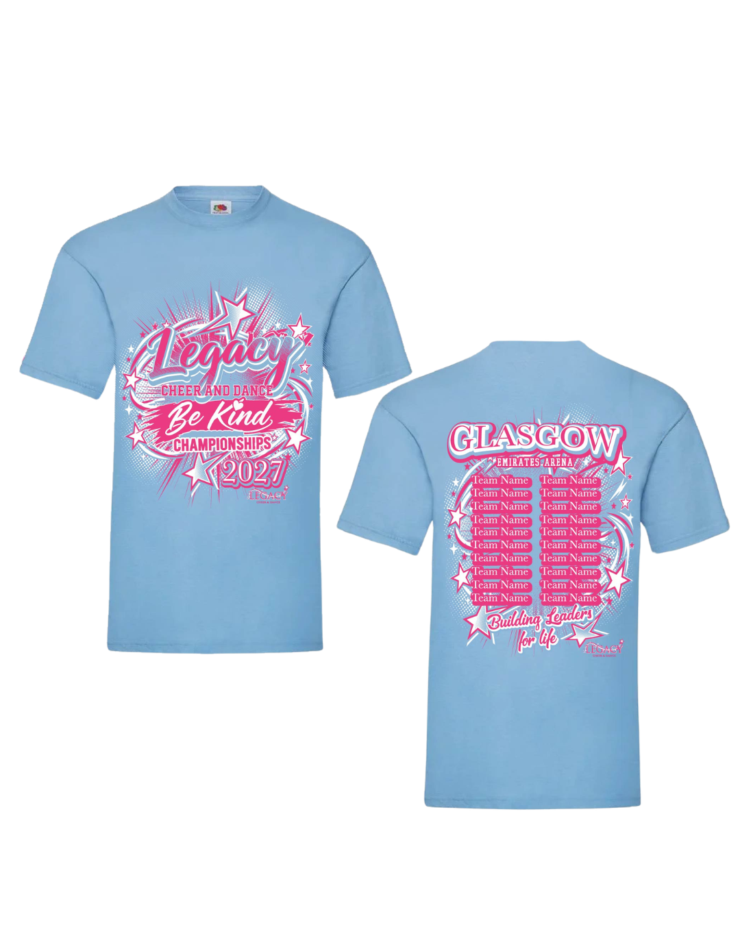 Pre Order : Be Kind Commemorative Tshirt 2027 (Glasgow, May)