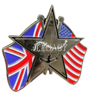 10 Year Anniversary Legacy Flags - Pin Badge