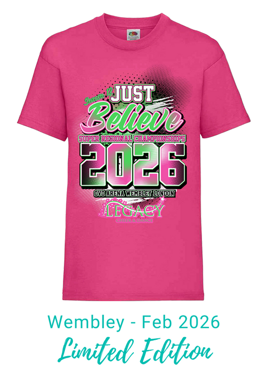 Pre Order : Just Believe Commemorative Tshirt 2026