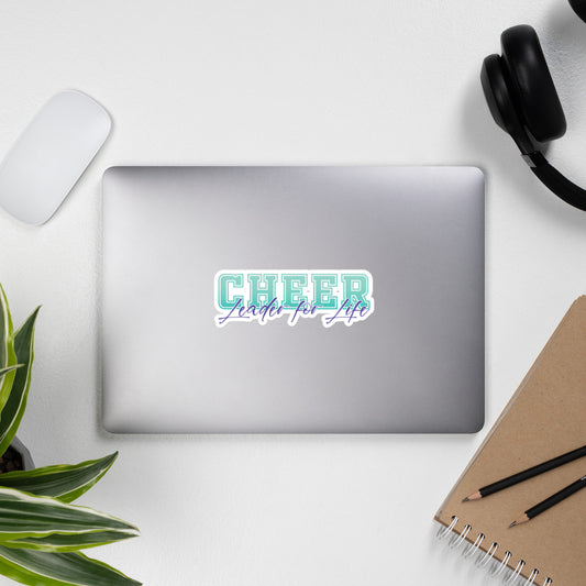 CHEER Leader for Life: Bubble-free stickers